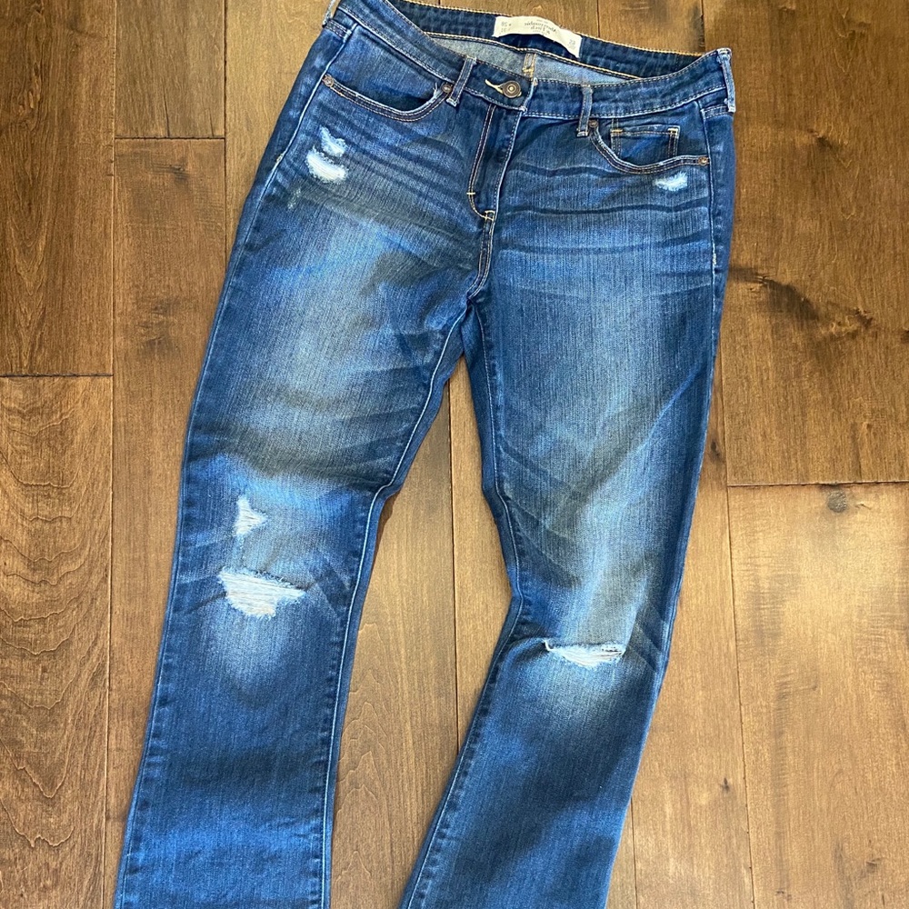 A&F Abercrombie And Fitch Skinny Boot Jeans 6s - image 4